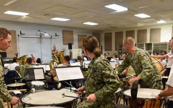 The U.S. Fleet Forces Band Hosts a Joint Concert with the French Navy Band
