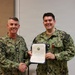 Musician 2nd Class Brian Boydston is Awarded the Good Conduct Medal