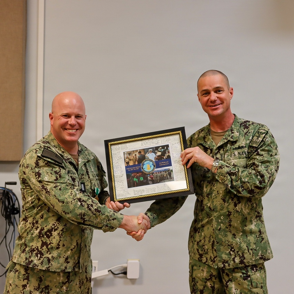 The U.S. Fleet Forces Band Bids Farewell to Lieutenant Junior Grade Christopher McGann