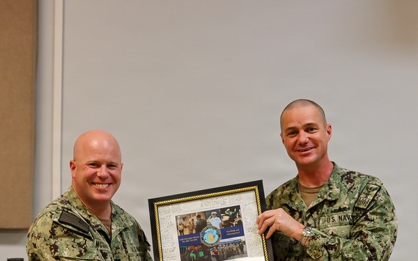 The U.S. Fleet Forces Band Bids Farewell to Lieutenant Junior Grade Christopher McGann