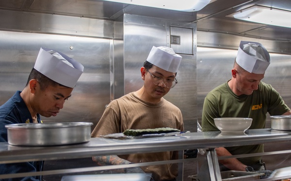 San Diego’s Chief’s Mess Prepares Food