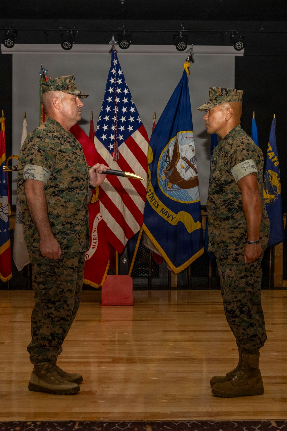 3rd MLG conducts Command Master Chief Change of Charge Ceremony