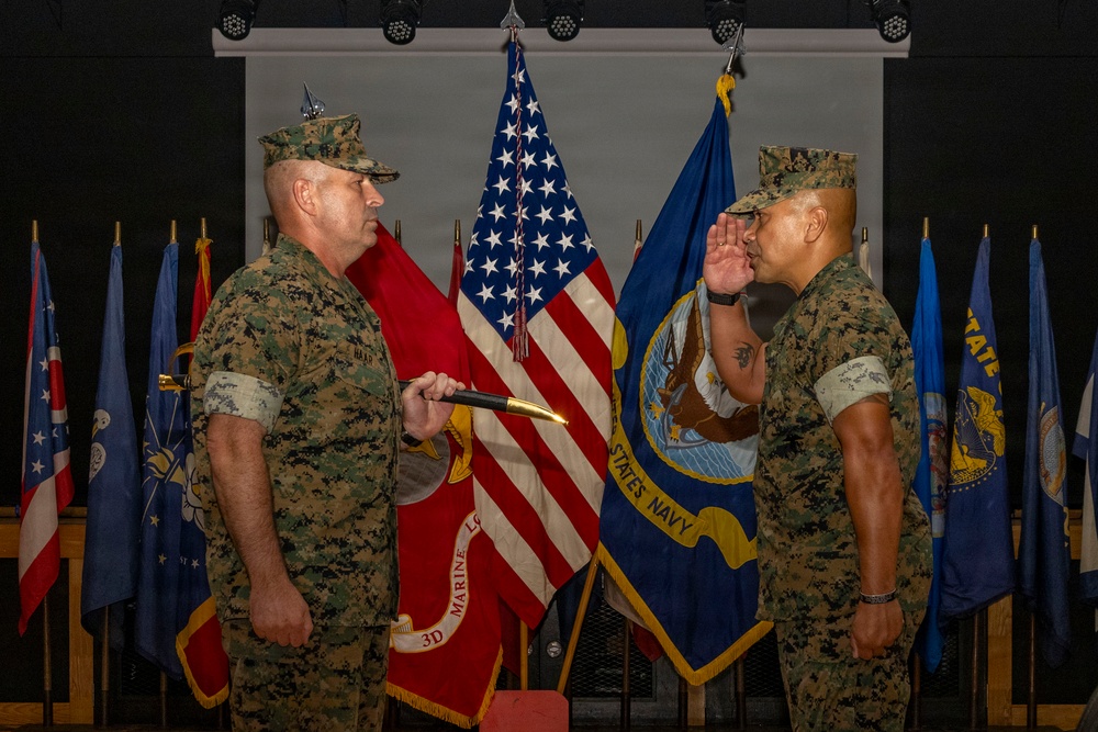 3rd MLG conducts Command Master Chief Change of Charge Ceremony