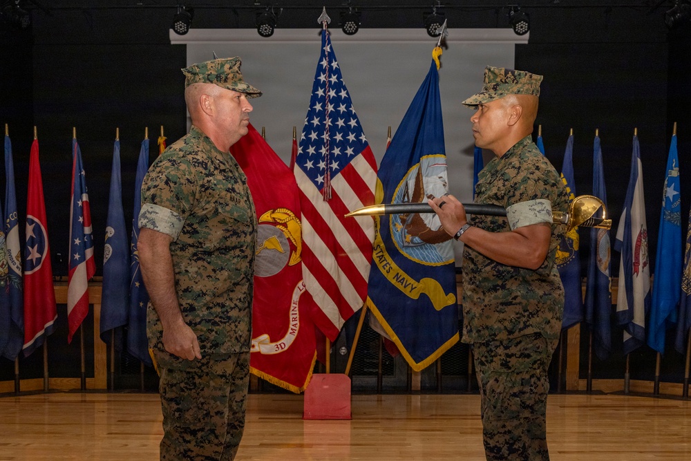 3rd MLG conducts Command Master Chief Change of Charge Ceremony