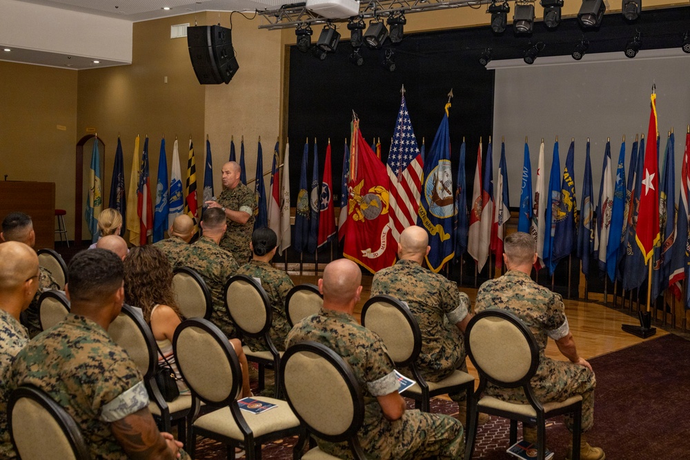 3rd MLG conducts Command Master Chief Change of Charge Ceremony
