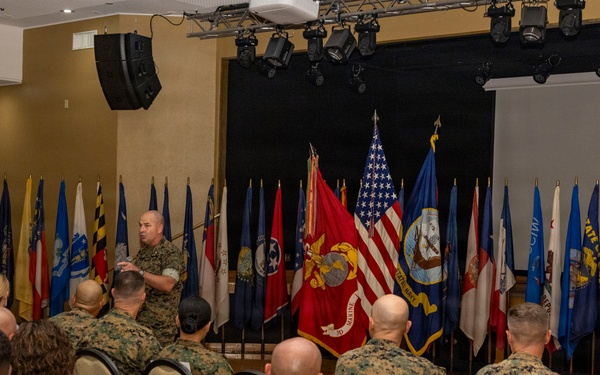3rd MLG conducts Command Master Chief Change of Charge Ceremony