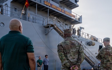 Service Members and Civilians Assigned to the 10th Support Group Receive Challenge Coins
