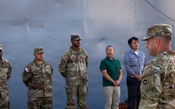Service Members and Civilians Assigned to the 10th Support Group Receive Challenge Coins