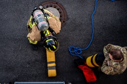 Forged by fire: 86th CES firefighters train for the call