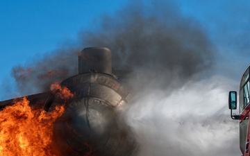Forged by fire: 86th CES firefighters train for the call