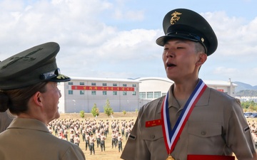 MARFORK commander attends ROKMC boot camp graduation