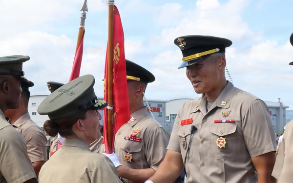 MARFORK commander attends ROKMC boot camp graduation
