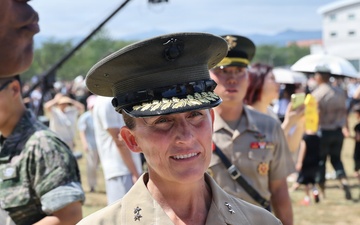 MARFORK commander attends ROKMC boot camp graduation