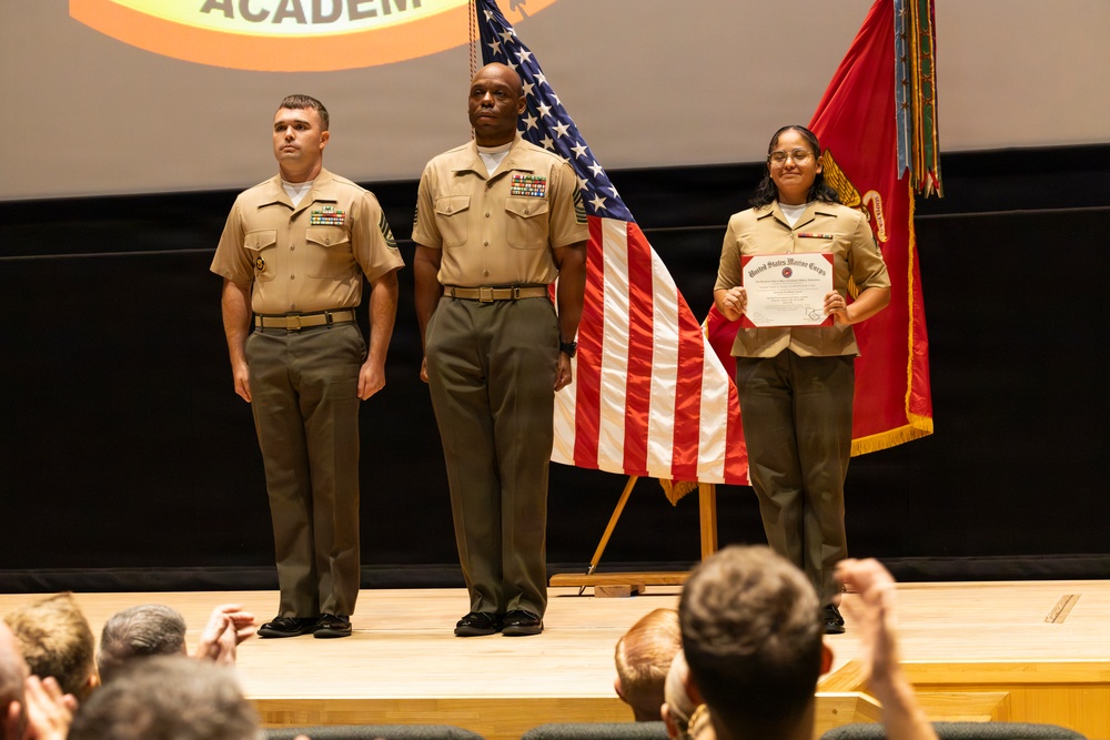 U.S. Marines graduate inaugural Marine Corps Air Station Iwakuni Sergeants Course