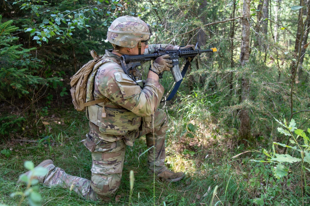 USAREUR-AF Best Squad Competition patrol lane