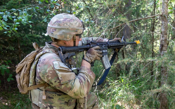 USAREUR-AF Best Squad Competition patrol lane