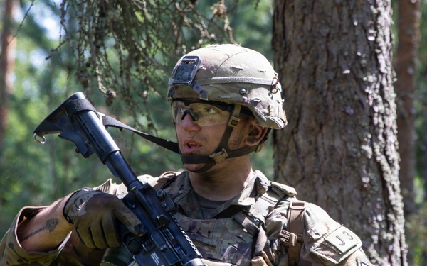 USAREUR-AF Best Squad Competition patrol lane