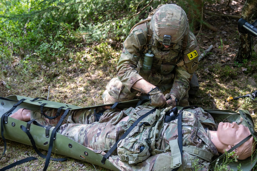 USAREUR-AF Best Squad Competition patrol lane