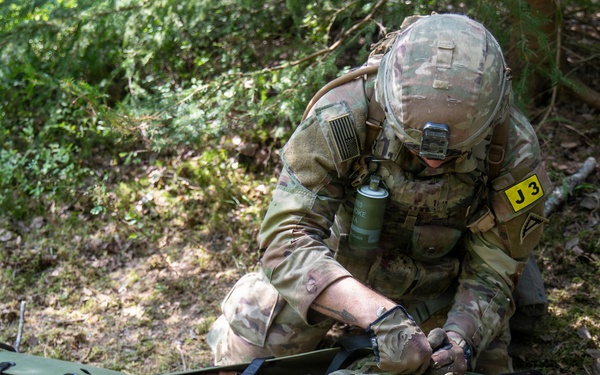 USAREUR-AF Best Squad Competition patrol lane