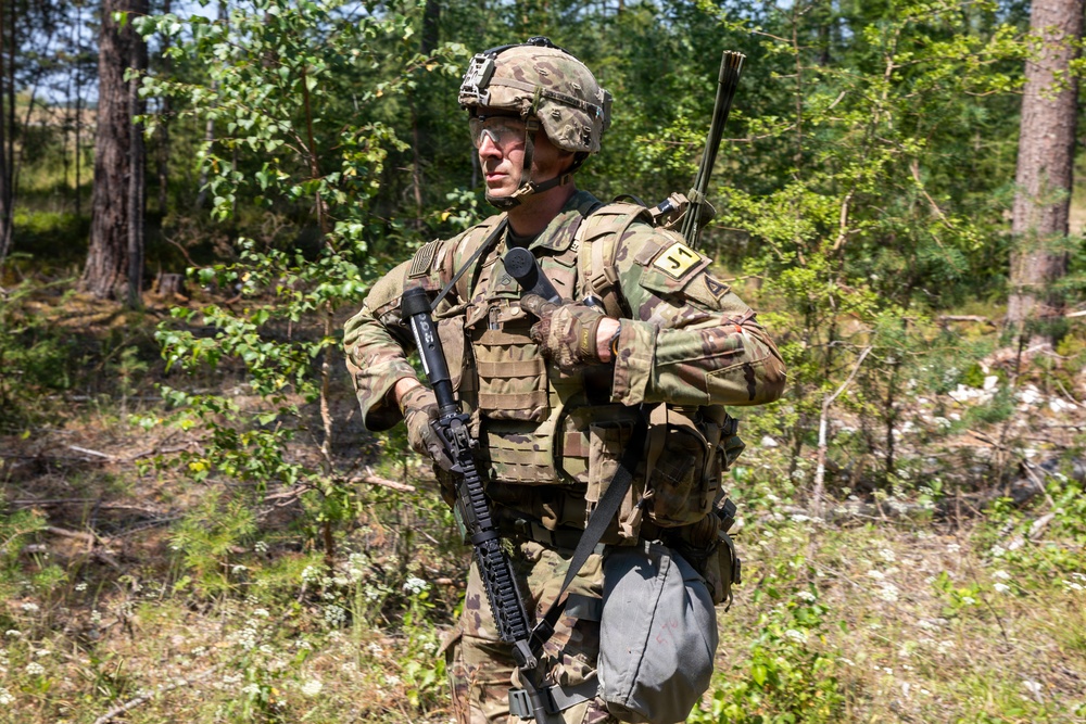 USAREUR-AF Best Squad Competition patrol lane