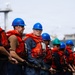 Replenishment-at-sea Aboard USS Ross (DDG 71)