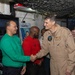VADM Renshaw, NAVCENT, Visits USS George H.W. Bush