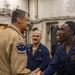 VADM Renshaw, NAVCENT, Visits USS George H.W. Bush