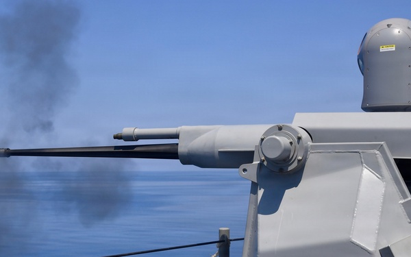 USS Mount Whitney Live Fire Exercise