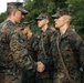Lima Company Eagle, Globe, and Anchor ceremony