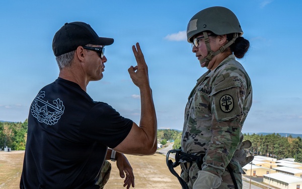 Air Assault Wall Rappels