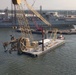 Coast Guard oversees removal of submerged crane in Charleston, South Carolina