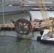 Coast Guard oversees removal of submerged crane in Charleston, South Carolina