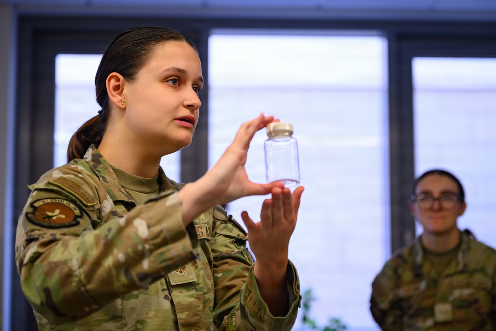 52nd Medical Group highlights bioenvironmental engineering mission during command chief immersion at Spangdahlem Air Base