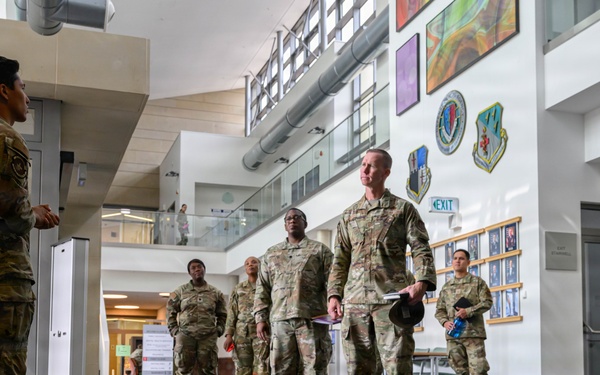 Spangdahlem Air Base command chief tours 52nd Medical Group facilities