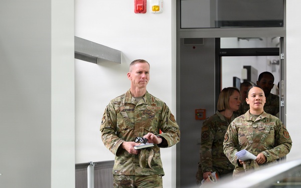 Spangdahlem Air Base command chief tours 52nd Medical Group facilities