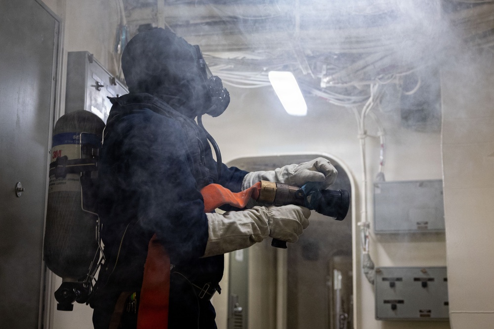 PCU John F. Kennedy Conducts General Quarters Drill