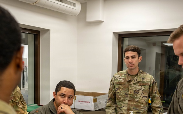 52nd Fighter Wing Command Post in action