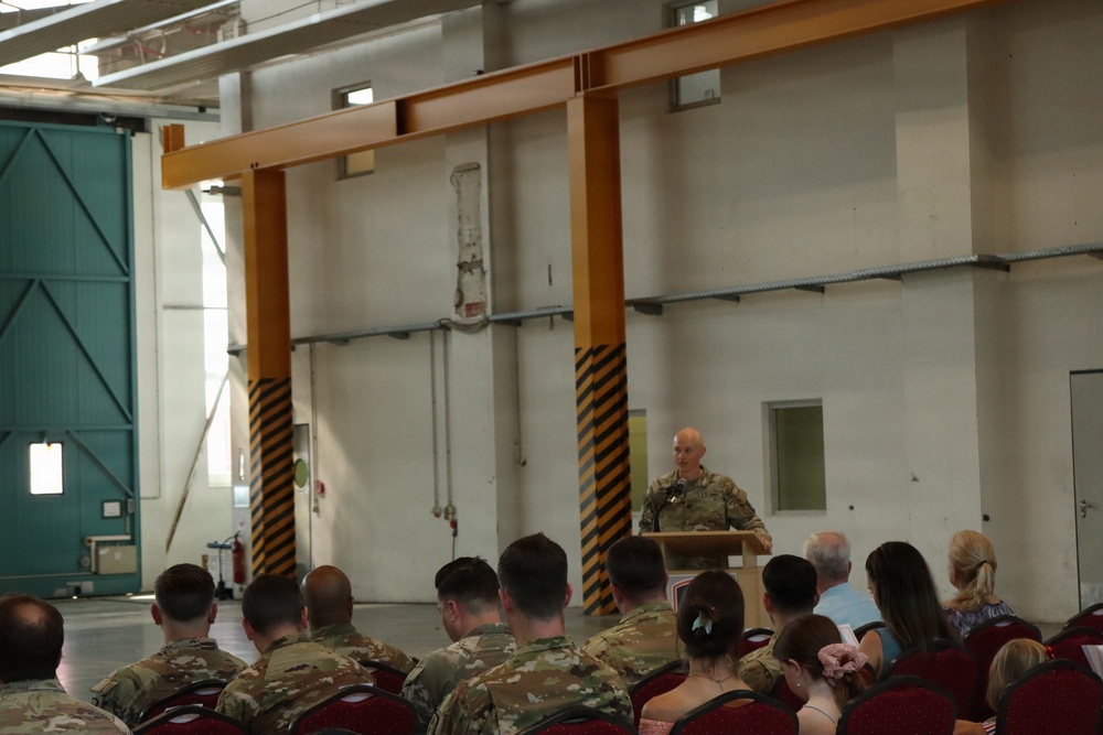 Bravo Company, 2-159th Attack Battalion, 12th Combat Aviation Brigade Change of Command