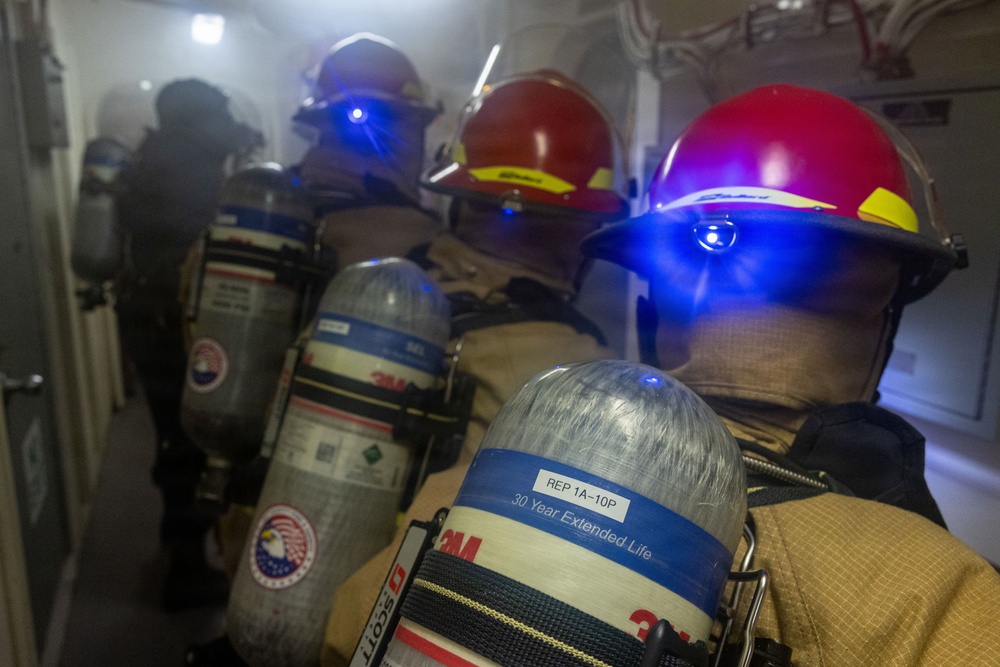 PCU John F. Kennedy Conducts General Quarters Drill