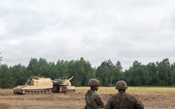 W. Va. Guard Artillery Crew Prepares for Fire Mission During Northern Strike 26-2
