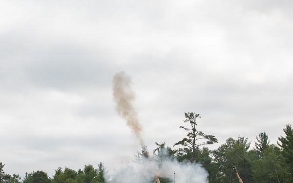 W. Va. Guard Artillery Crew Conduct Fire Missions During Northern Strike 26-2