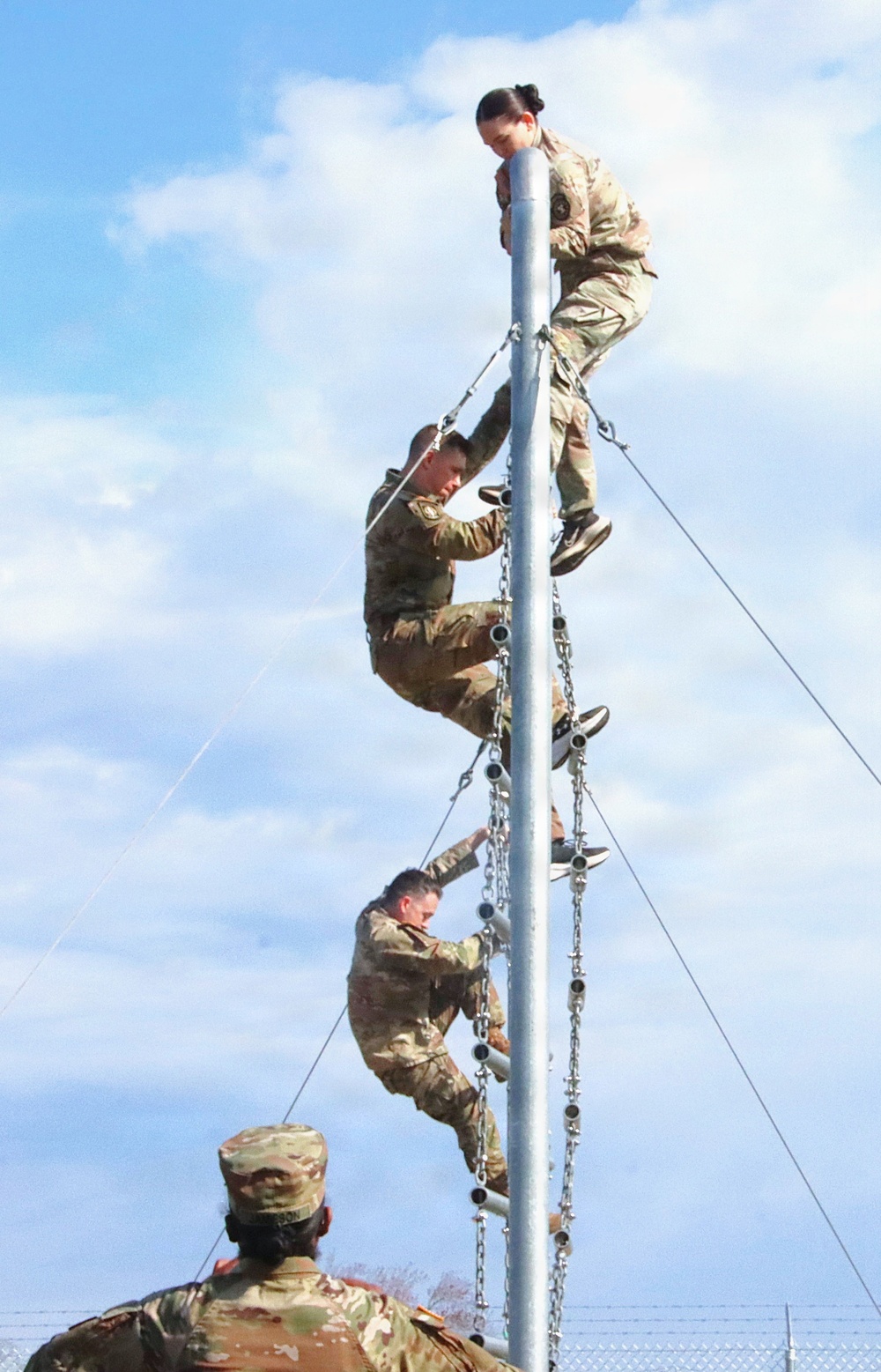 U.S. CIOR MILITARY COMPETITION TEAM MOVABLE LADDER DRILL AT JB MDL