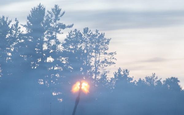 W. Va. Guard Artillerymen with C Battery Deliver Night Fires During Northern Strike 26-2
