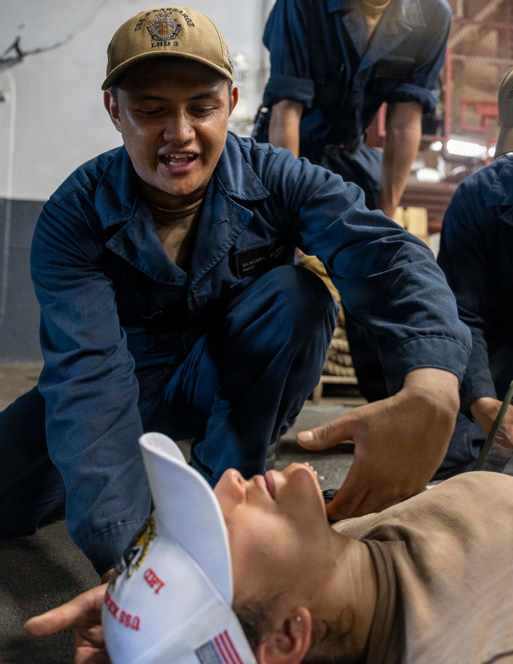 Kearsarge Conducts a Medical Drill