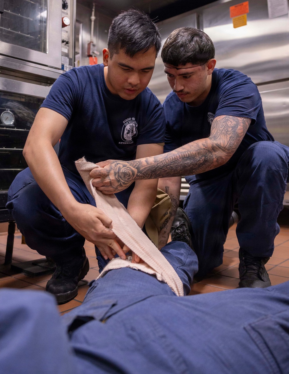 Kearsarge Conducts a Medical Drill