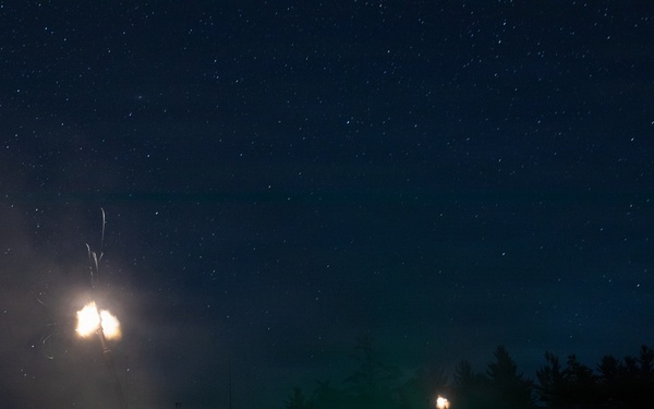 W. Va. Guard Artillerymen with C Battery Deliver Night Fires During Northern Strike 26-2