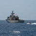 U.S. Coast Guard and partner nations conduct a pursuit exercise at sea during PANAMAX 2026