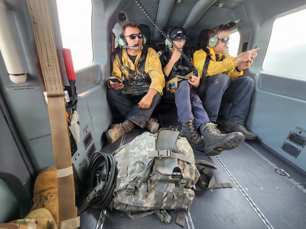 Washington National Guard UH-72 Provides First-of-Its-Kind Aerial “Quarterbacking” Support on Sinlahekin Fire