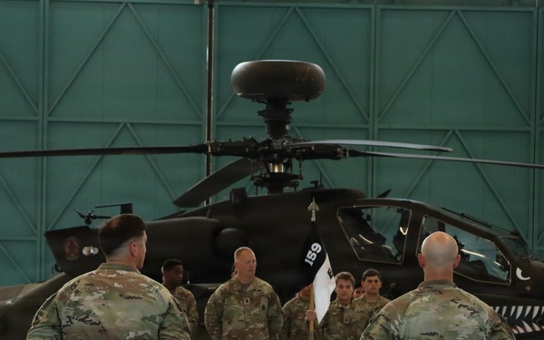 Bravo Company, 2-159th Attack Battalion, 12th Combat Aviation Brigade Change of Command