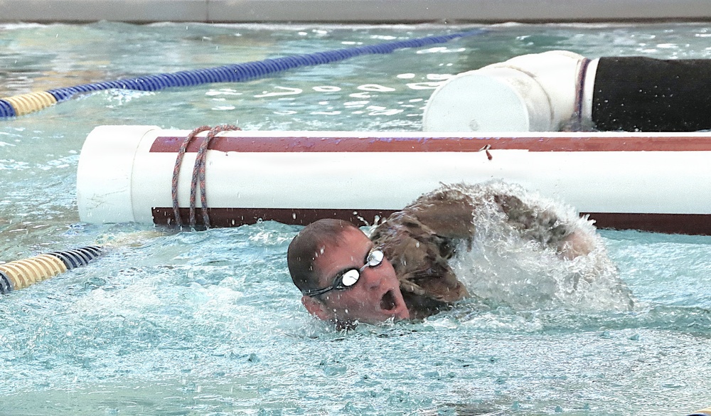 U.S. CIOR MILITARY COMPETITION TEAM WATER OBSTACLE TRAINING AT JB MDL